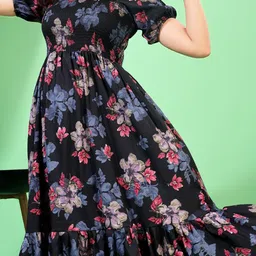 DEKLOOK Peter Pan Collar Fit & Flare Dress image 5