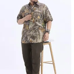 Santonio Men Classic Floral Printed Casual Shirt image 3