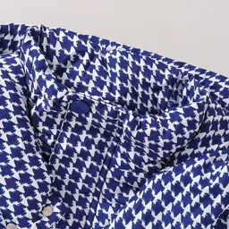 Hopscotch Boys Houndstooth Lightweight Puffer Jacket image 3