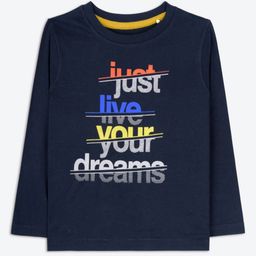 ariel Boys Pack Of 3 Typography Printed Round Neck Pure Cotton T-shirts-picture-5