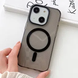 Luxury Kase Solid Printed iPhone 15 Back Case Mobile Accessories image 1