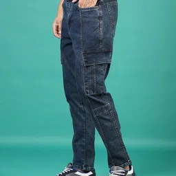 V-Mart Men Regular Fit Light Fade Jeans image 2