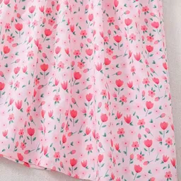 YK Floral Print Fit & Flare Dress image 2