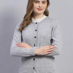 Monte Carlo Women Woollen Cardigan-image-58