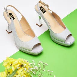 Sole To Soul Colourblocked Party Block Sandals with Buckles-image-39