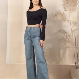 aayu Off-Shoulder Crop Top image 2