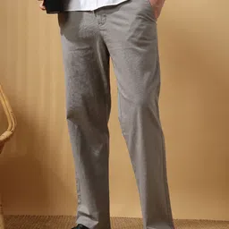 Dennis Lingo Men Straight Fit Trousers-image-11