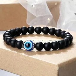 DN ENTERPRISES Artificial Beaded Evil Eye Nazariya Style Wristband Bracelet-picture-11