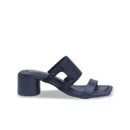 HEEL YOUR SOLE Leather Party Block Sandals image 5