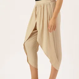 AMUKTI Women Gathered Detail Dhotis image 4