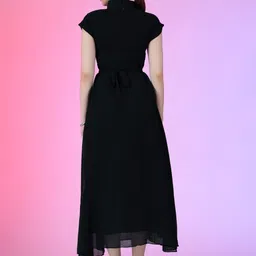 Jash Creation Georgette Fit & Flare Maxi Dress image 2