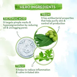 Elecsera Neem Foaming Face Wash For Pimple Control - 150 ml image 2