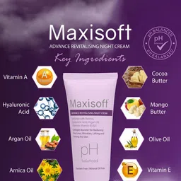 Maxisoft Set Of 4 Advance Revitalising Night Cream- 50g Each image 5