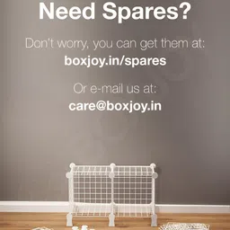 BOXJOY White 6-Tier Modular Book Shelf Rack For Home, Kids Room & Office image 4