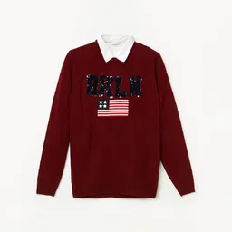 Fame Forever by Lifestyle Boys Typography Printed Pullover-picture-16