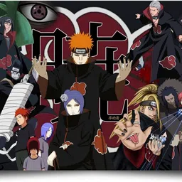 Replix Anime Mouse Pad (9 inch x 7 inch) - Naruto Akatsuki - 4 Printed Mousepad Mousepad-image-1