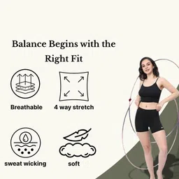 Xjarvis Women Lightweight, Breathable & Moisture-Wicking Yoga Sports Shorts image 4