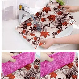E-Retailer 5-Pcs Brown Printed Refrigerator Covers image 2