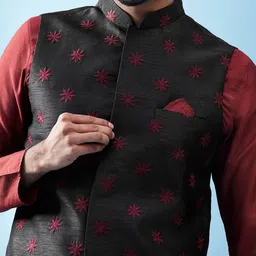 KISAH Men Regular Kurta with Churidar image 5