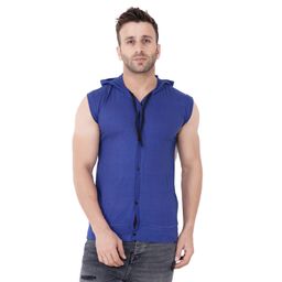 BEYOU FASHION Hooded Sleeveless Slim Fit T-shirt-picture-21
