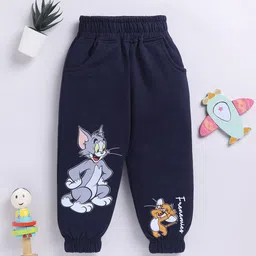 Happy Faces Boys Tom & Jerry Printed Cotton Joggers-picture-16