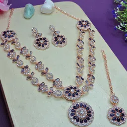 VATSALYA creation Women BlueJewellery Set-picture-38