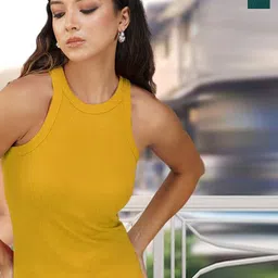 Unicus Apparel Women Pack of 2 Ribbed Sleeveless Crop Top-picture-31