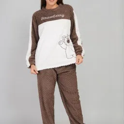 Stem Rope Women Colourblocked Nightsuit-image-66