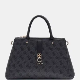 GUESS Brand Logo Printed Structured Handheld Bag-picture-12