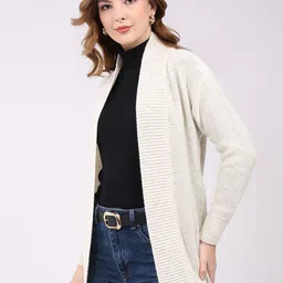 Monte Carlo Women Speckled Woollen Cardigan image 5