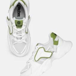 glitchez Men Perforated Lace-Ups Chunky Sole Sneakers-picture-39