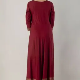 skyasia Women Printed Cotton Blend Anarkali Kurta With Attached Dupatta image 2