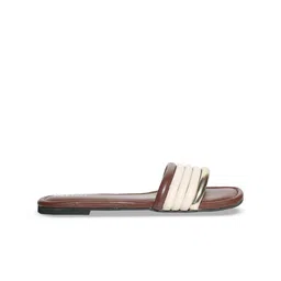 Koblerr Women Colourblocked Open Toe Flats image 5