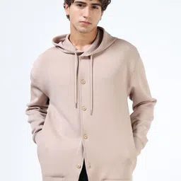 glitchez Men Long Sleeve Hooded Front-Open Sweatshirt-picture-14