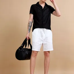 StitchX Men's Loungewear Textured Seersucker Resort Short image 2