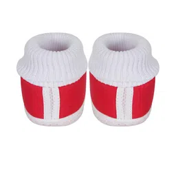 NESKA MODA 6 To 12 Month 3 Pair Set Newborn Unisex Baby Skin Friendly Soft Cotton Butterfly Booties image 2