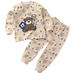 StyleCast x Revolte Boys Printed Pure Cotton T-shirt with Trousers Clothing Set-picture-28