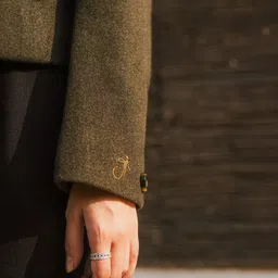 JAVINISHKA Single-Breasted Notched Lapel Coats image 2