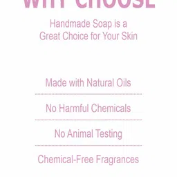 She Essentials Set Of 3 Natural Rosewater Soap- 125g Each image 3