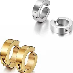 shobhram Unisex Silver Earrings-picture-28