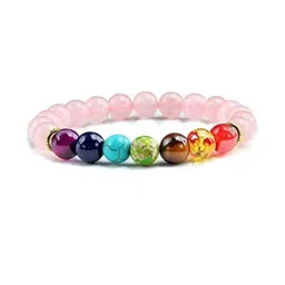 Divine souvenirs Unisex Artificial Beaded Elasticated Bracelet-picture-49