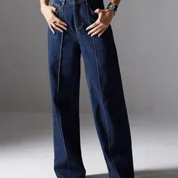 Miss Chase Women Wide Leg High-Rise Jeans-image-92