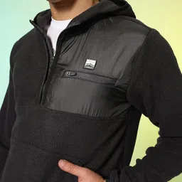 HRX by Hrithik Roshan Faux Fur Hooded Outdoor Sweatshirt image 3