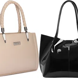 trendycraft Women Multicolor, Black Satchel image 1