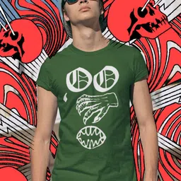 BOMBAE TEES Abstract Printed Round-Neck T-shirt-picture-29