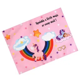 PRAKARTIK 6Pcs Pink & Blue Digital Printed Table Placemats image 2