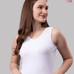 Friskers Women Pack Of 2 Solid V-Neck Cotton Tops-picture-25