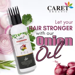 CARET ORGANIC Aloevera & Neem Shampoo & Red Onion Seed Hair Oil Combo-100g Each image 5