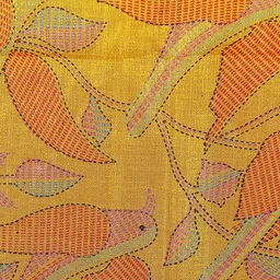 Traditions Bazaar Birds Embroidered Kantha Work Dupatta image 4