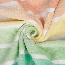 Creeva Pastel Green & Red Pattern 500 GSM BeachTowels image 5